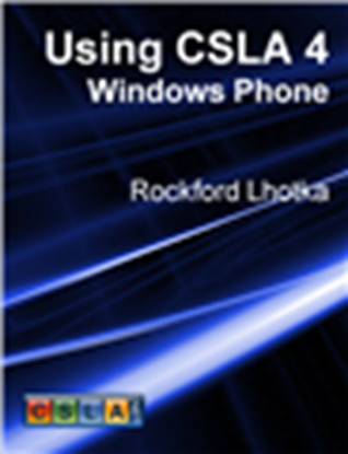 Picture of Using CSLA 4: Windows Phone